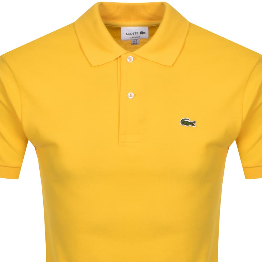 Alternative Image for ProductLacoste Short Sleeved Polo T Shirt Yellow2